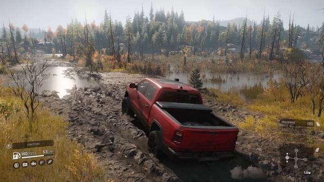 Extreme OffRoad Driving Simulator Game Crossing Dangerous River Spintires SnowRunner смотреть онлайн