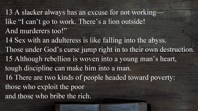 Proverbs 22 - The Passion Translation audio Bible - TPT смотреть онлайн