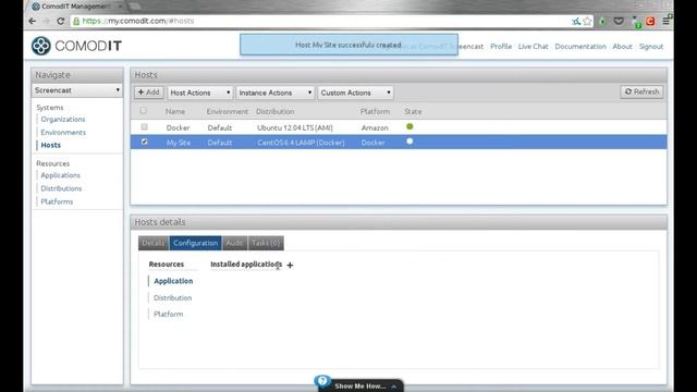 Deploy docker.io containers with ComodIT смотреть онлайн