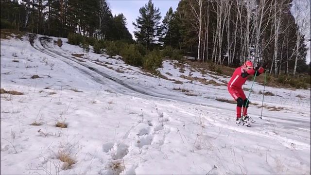 Мини-лыжи. Первый взгляд и первый выезд! смотреть онлайн