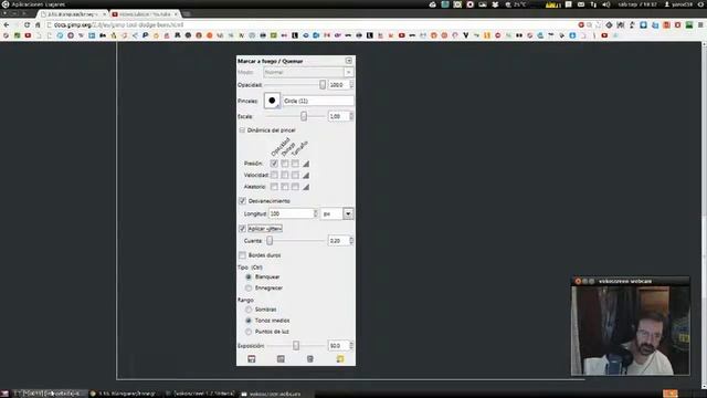 GIMP 130 : HERRAMIENTA BLANQUEAR/ENNEGRECER смотреть онлайн