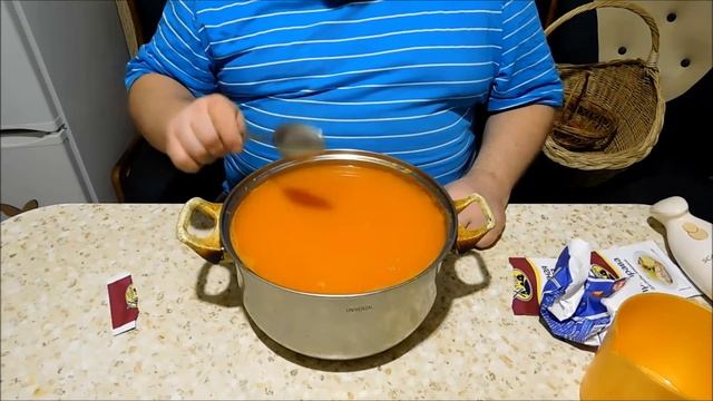 Сок тыквенно-апельсиновый с мякотью на зиму.