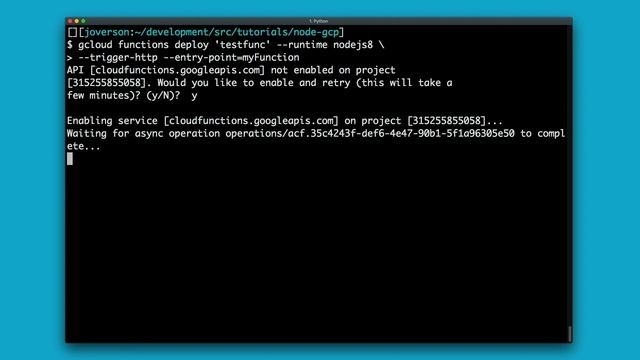 Getting started with node.js on Google Cloud Functions - console & gcloud cli смотреть онлайн