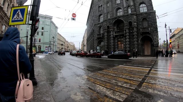 Saint Petersburg - Walking Nevsky Prospekt - Russia / Санкт Петербург 4К