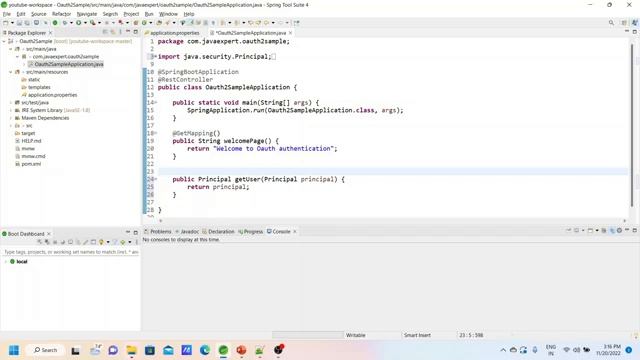 Oauth2 authentication in spring boot with google | Spring boot | Java Expert смотреть онлайн