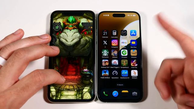 iPhone 11 (iOS 18) vs iPhone 15 Speed Test смотреть онлайн