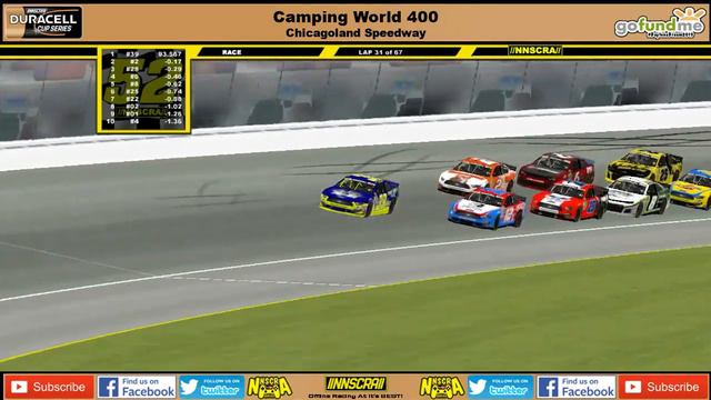 //NNSCRA// Duracell Cup Series S1 - Race 27 (Chicagoland) смотреть онлайн