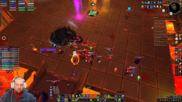 Святилище Господства мифик Разнал маленько потанчил / World of Warcraft: Shadowlands / стрим смотреть онлайн