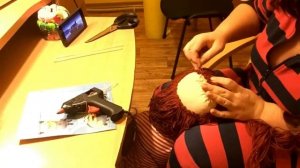 Волосы из пряжи для куклы ❤️ Пошив куклы