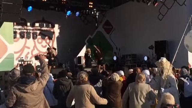 Парк "Митино", скандинавская ходьба, мировой рекорд смотреть онлайн