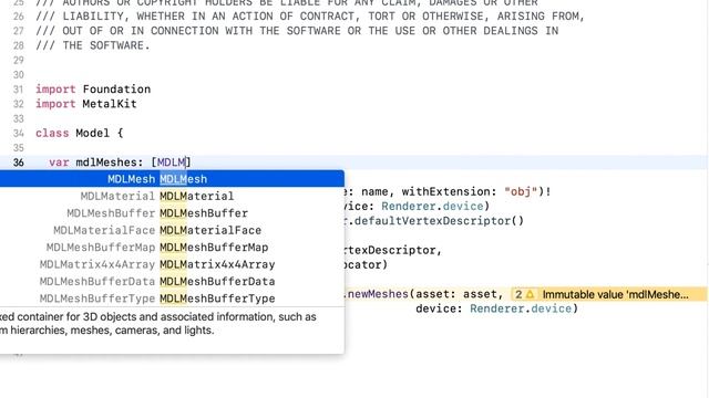 Rendering a 3D Model - Swift 4.2 / Xcode 10 - 3D Graphics with Metal смотреть онлайн