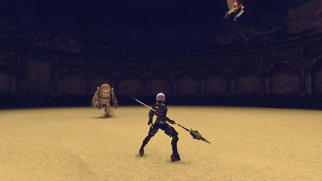Nier Automata 2B Spear Charged Attack смотреть онлайн