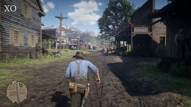 Red Dead Redemption 2 | Xbox One vs PS4 in-game comparison смотреть онлайн