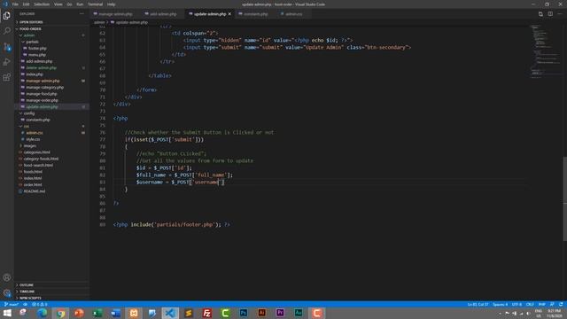 3. Food Order Website with PHP and MySQL (Update/Delete Admin and Change Admin Password) смотреть онлайн