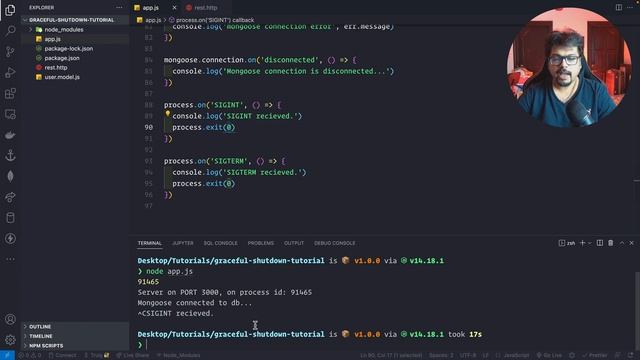 How to do Graceful shutdown of a Nodejs server смотреть онлайн