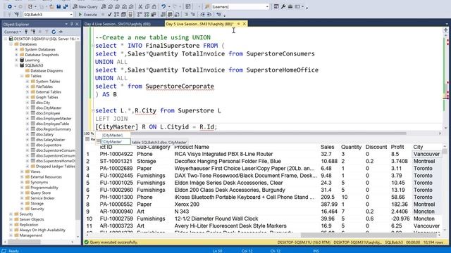 SQL Server Day 5 - Subquery. and Joins смотреть онлайн