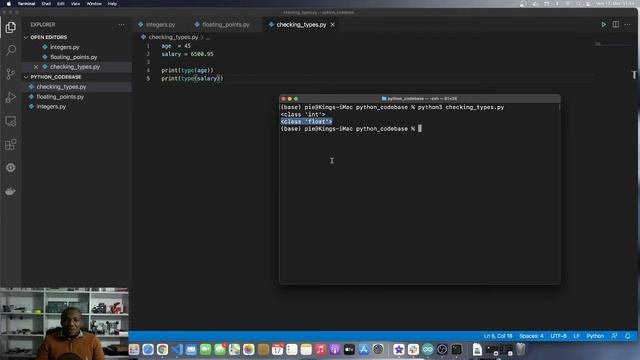 Python Programming 40 : Checking Types & Addresses смотреть онлайн