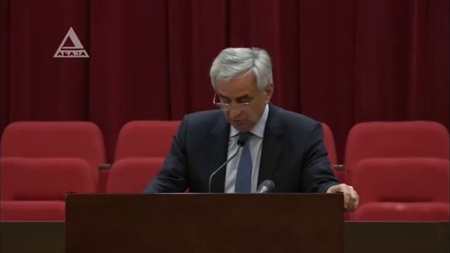 Выступление Президента Абхазии Рауля Хаджимба на встрече с общественностью