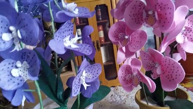 Орхидея из пакетов для мусора. смотреть онлайн