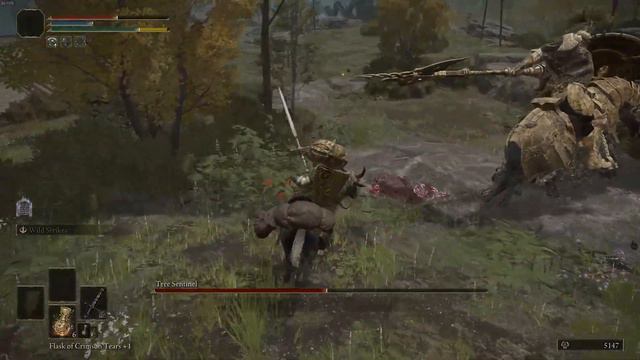How To Beat the Tree Sentinel in Elden Ring (Golden Halberd Drop) смотреть онлайн