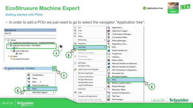 EcoStruxure Machine Expert Training - M3.1 Getting started with POUs смотреть онлайн