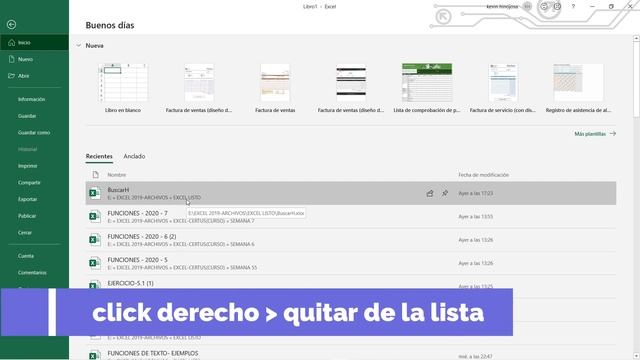 como BORRAR o ELIMINAR archivos RECIENTES en Word, Excel, Power Point смотреть онлайн