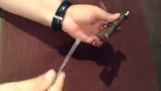 Вскрытие сердцевины спицей!