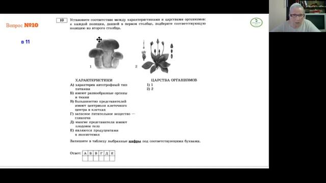 Подготовка по биологии к ЕГЭ 2020 варианты 10,11,12 смотреть онлайн