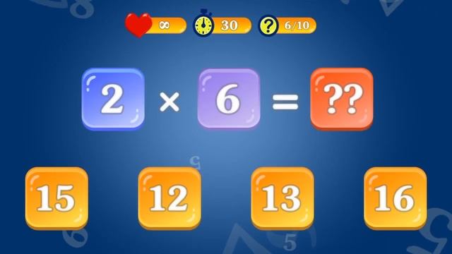 Multiplication and Division Tables. Training [RUS] (6+) - Android / iOS смотреть онлайн