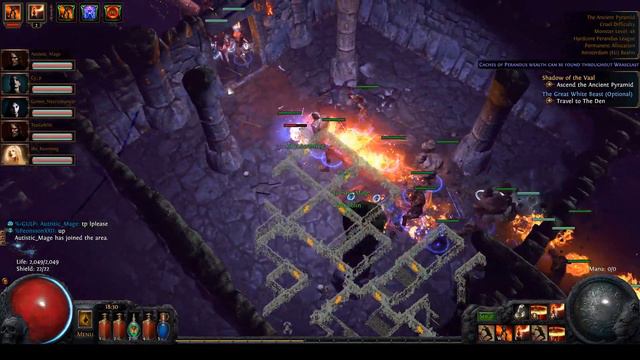Path Of Exile: Dual Flame Totem act 2 cruel to act 3 cruel смотреть онлайн