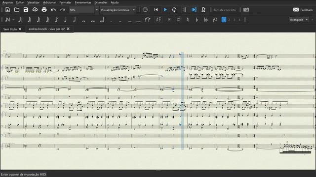 Partitura Da musica de Andrea Bocelli - vivo per lei смотреть онлайн