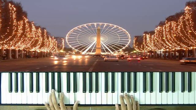 Les Champs Elysees Piano Tutorial How to play on Piano смотреть онлайн