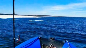 Азимут Атлас 365 + Nissan Marine 9.8 разгон