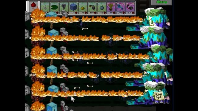 Plants vs Zombies Hack - All Pea Pvz Minecraft vs All Zombie PvZ смотреть онлайн