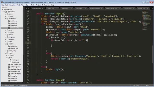 Designing different dashboard for different user roles using Codeigniter-3 Part-16 смотреть онлайн