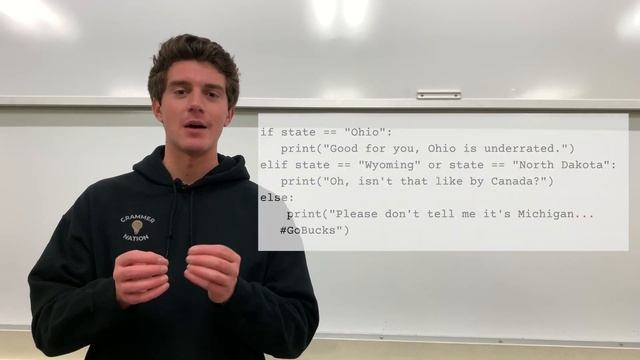 Conditionals | Python смотреть онлайн