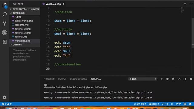 PHP Basics Part 3- What are variables in PHP? Variables क्या हैं| смотреть онлайн