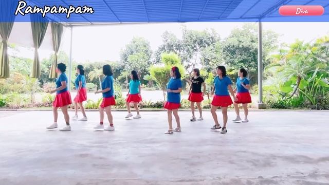 Rampampam - LINE DANCE | Mark Furnell (UK) & Chirs Godden (UK) | April 2021 смотреть онлайн