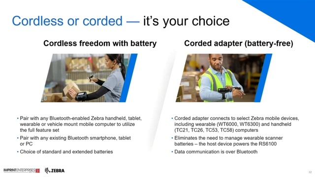 More Productivity, More Mobility and More Flexibility with Zebra Wearable Technology смотреть онлайн
