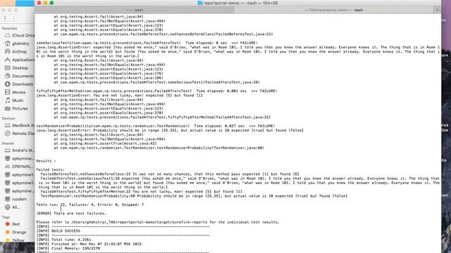 [EN] Report Portal - integration example base on Java+TestNG+logback stack. November 2015 смотреть онлайн