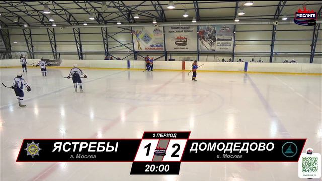 ХК ЯСТРЕБ - ХК ДОМОДЕДОВО 05.02.2023 1/4 ФИНАЛА 2022/2023 МОСЛИГА смотреть онлайн