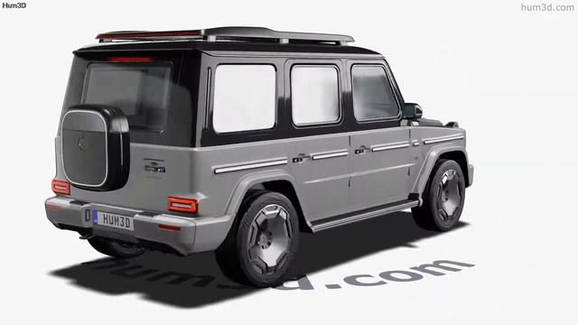 Mercedes Benz EQG 2022 3D model by Hum3D.com смотреть онлайн