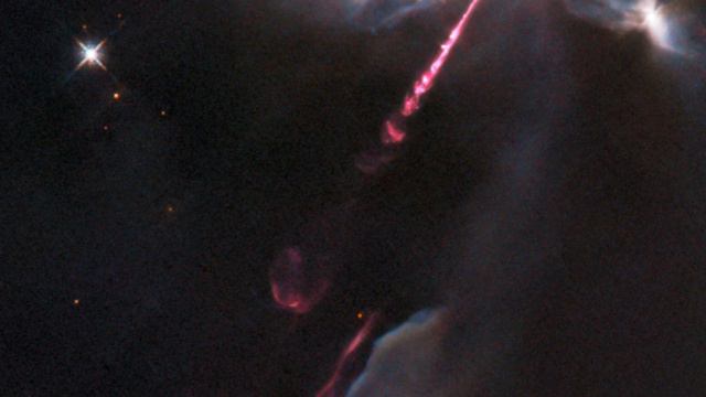 Hubble Image of a Baby Star's Outburst смотреть онлайн