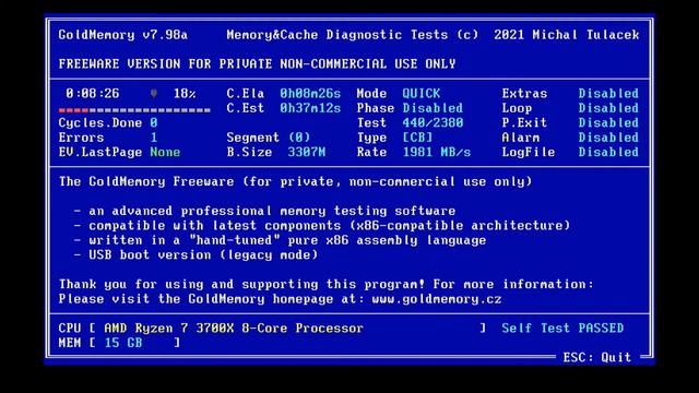 The GoldMemory v7.98a (Freeware Version Edition) #1 смотреть онлайн