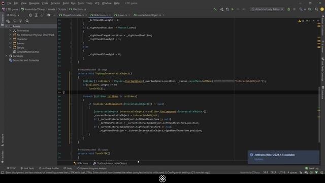Взаимодействие персонажа с рычагом в Unity 2021 смотреть онлайн