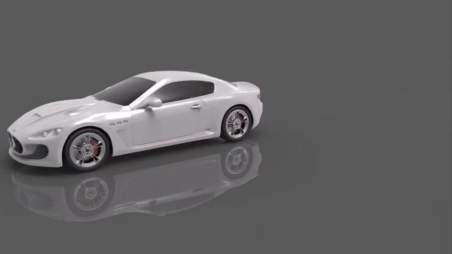 Maserati Granturismo 3D Model смотреть онлайн