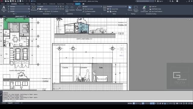Autocad 2023 para arquitectos. 22 "Cotas anotativas" смотреть онлайн