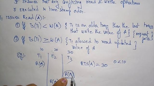 time stamp ordering protocol in database| DBMS смотреть онлайн
