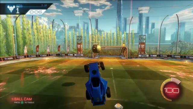 Rocket League - How to Fly - Aerial Goal Tutorial (Sky High Trophy) смотреть онлайн