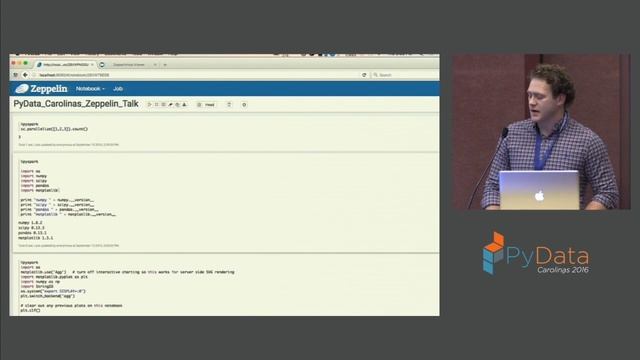 Kevin Prybol | Introduction to Zeppelin Notebooks and PySpark 2 0 смотреть онлайн